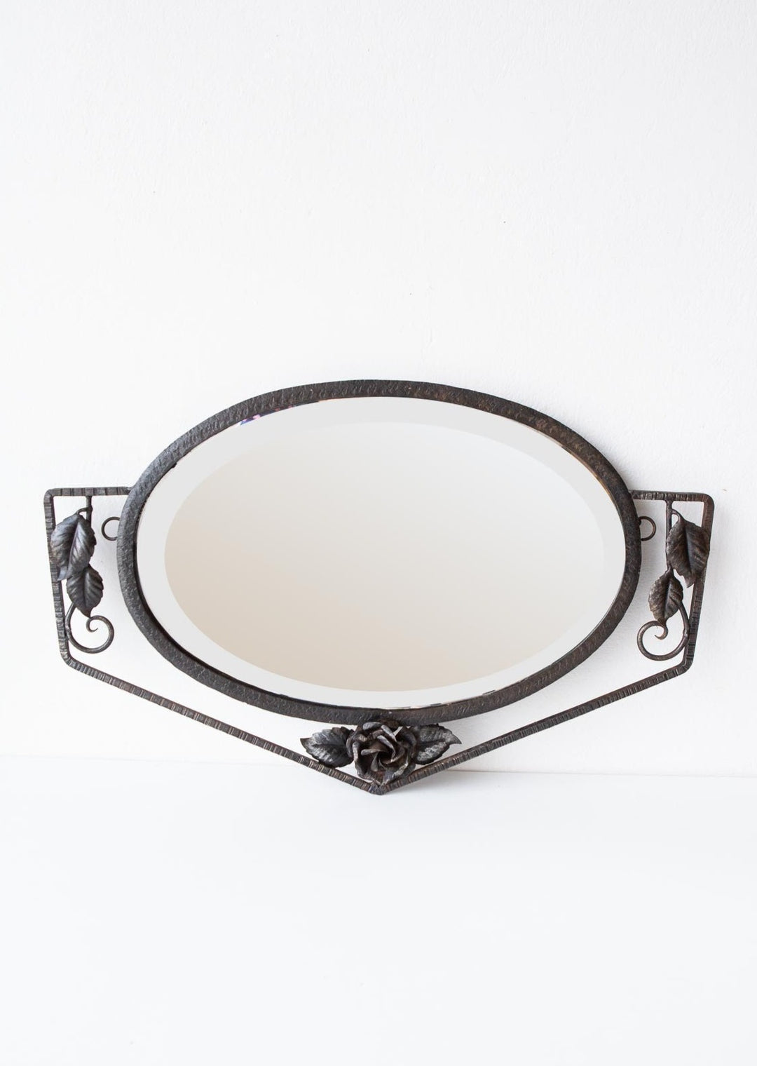 Espejo hierro art decó años 20/30 (60*37 cm)