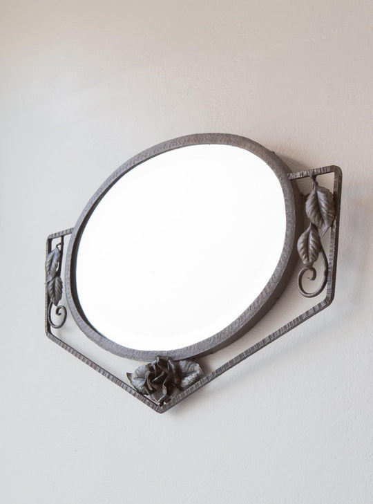 Espejo hierro art decó años 20/30 antique french mirror