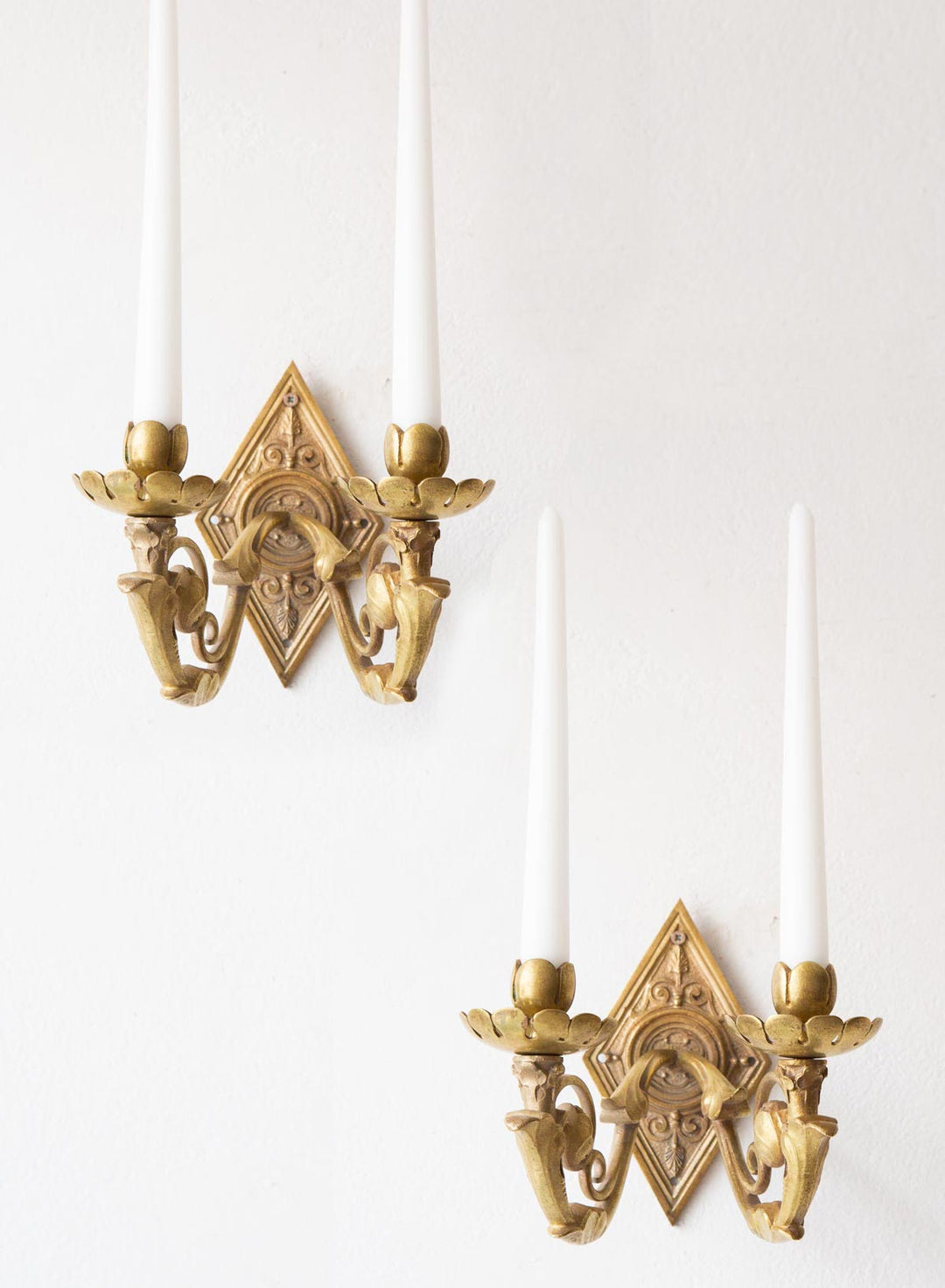Pareja antiguos candelabros de pared franceses pair of french wall candleholders