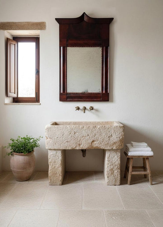 Antiguo espejo caoba mercurio principios s. XIX (122*77 cm)