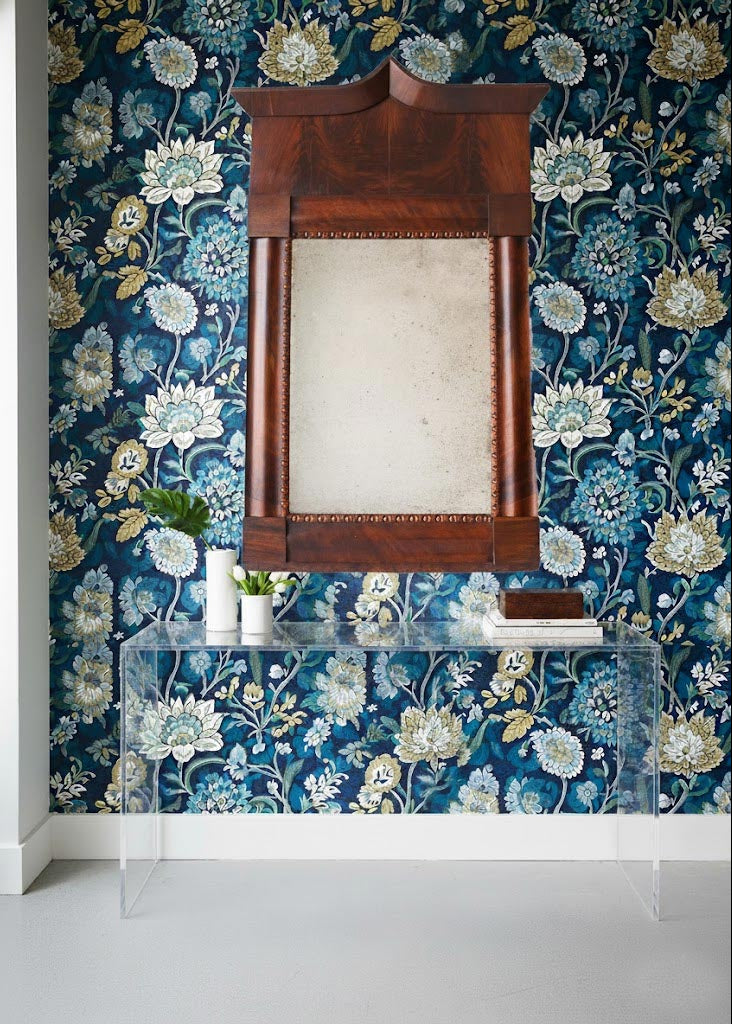 Antiguo espejo caoba mercurio principios s. XIX (122*77 cm)