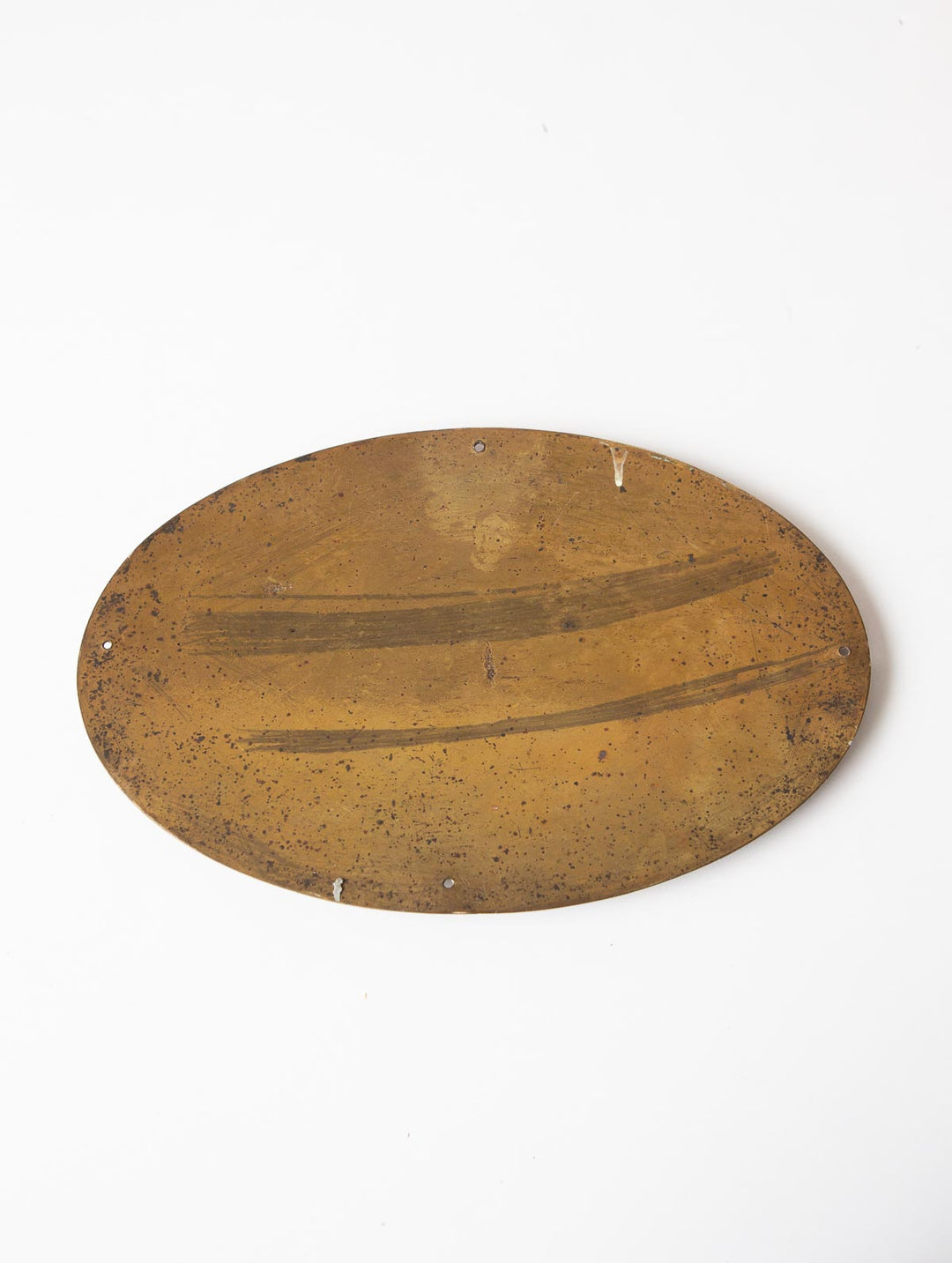 Antigua placa CAISSE en latón (28*18,5 cm)