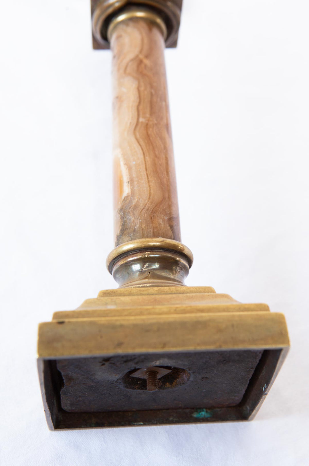 Antigua lámpara de petróleo o queroseno francesa s. XIX (38 cm)