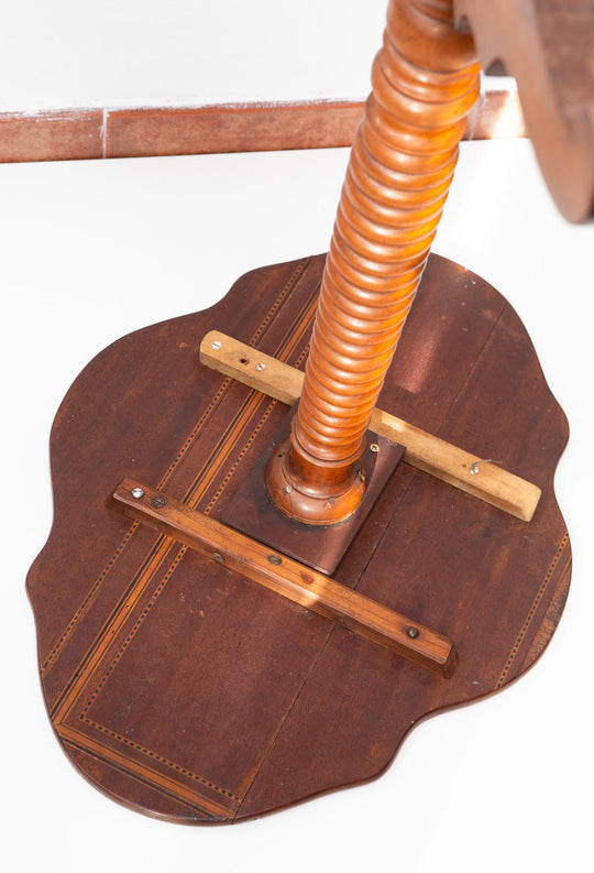 Antigua mesa velador francesa finales s. XIX (52 cm)