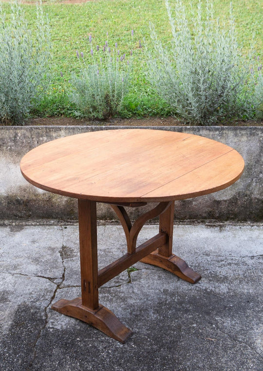 antigua mesa vigneron viñedo francesa s. xix plegable antique french vineyard table