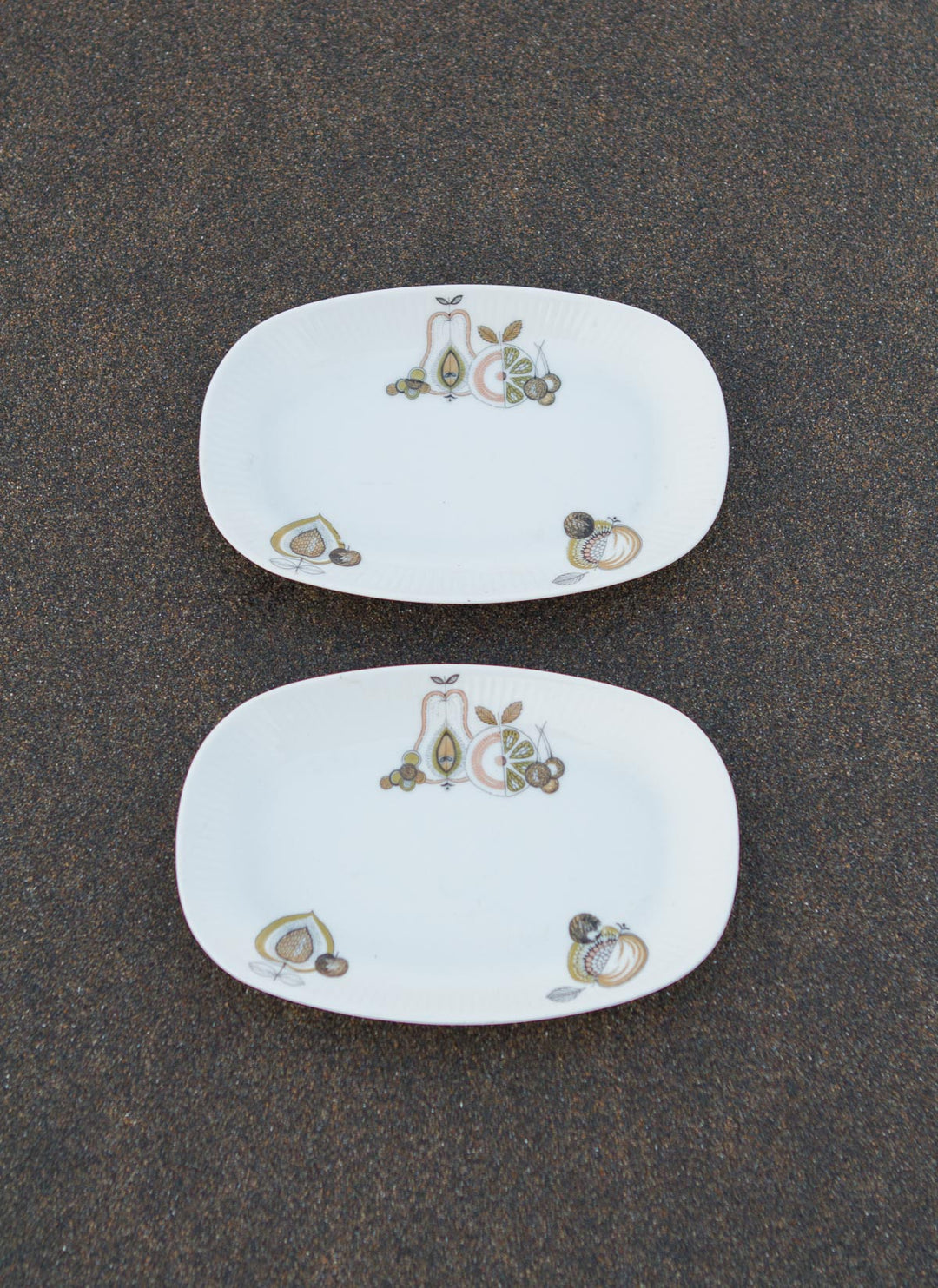 Pareja rabaneras porcelana Santa Clara c. 1960s