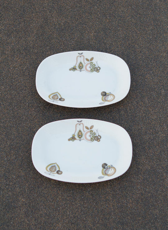 Pareja rabaneras porcelana Santa Clara c. 1960s