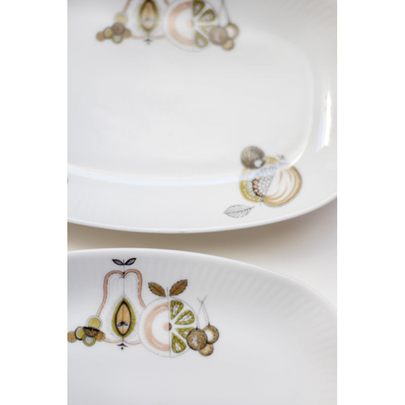 Pareja rabaneras porcelana Santa Clara c. 1960s