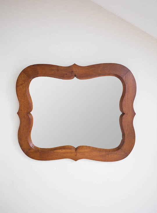 Marco de madera s. XIX con espejo (VENDIDO)
