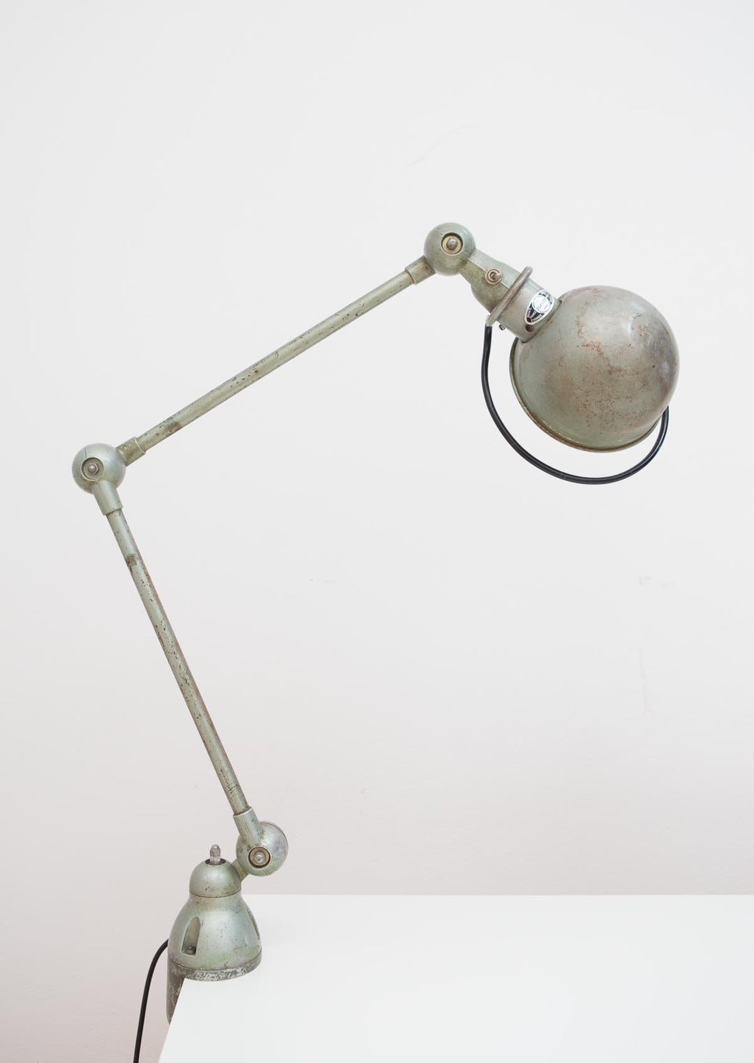 Lámpara industrial Jielde 2 brazos antigua (VENDIDA)
