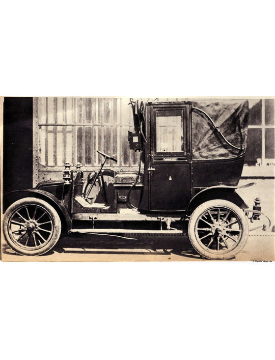 Pareja antiguas linternas francesas coche circa 1910 (VENDIDO)