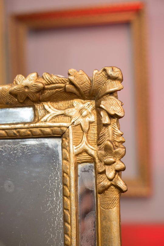Antiguo espejo francés dorado aprox. 1800 (VENDIDO)