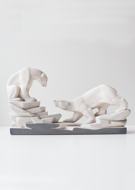 Escultura art decó osos Lemanceau años 30 (VENDIDA)