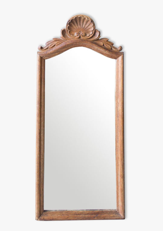 Antiguo espejo francés madera tallada (VENDIDO)