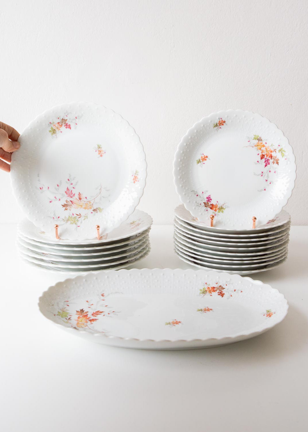 Vajilla porcelana francesa limoges boyer french dinner service ancien service a vaiselle