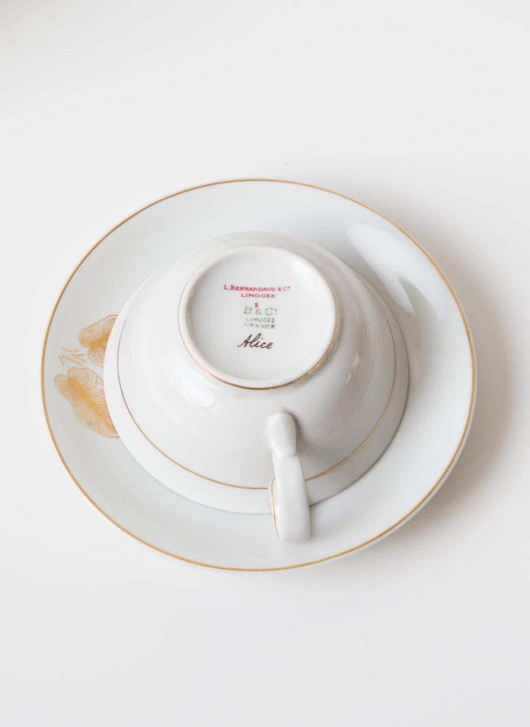 Antiguo juego té porcelana Limoges Bernardaud (VENDIDO)