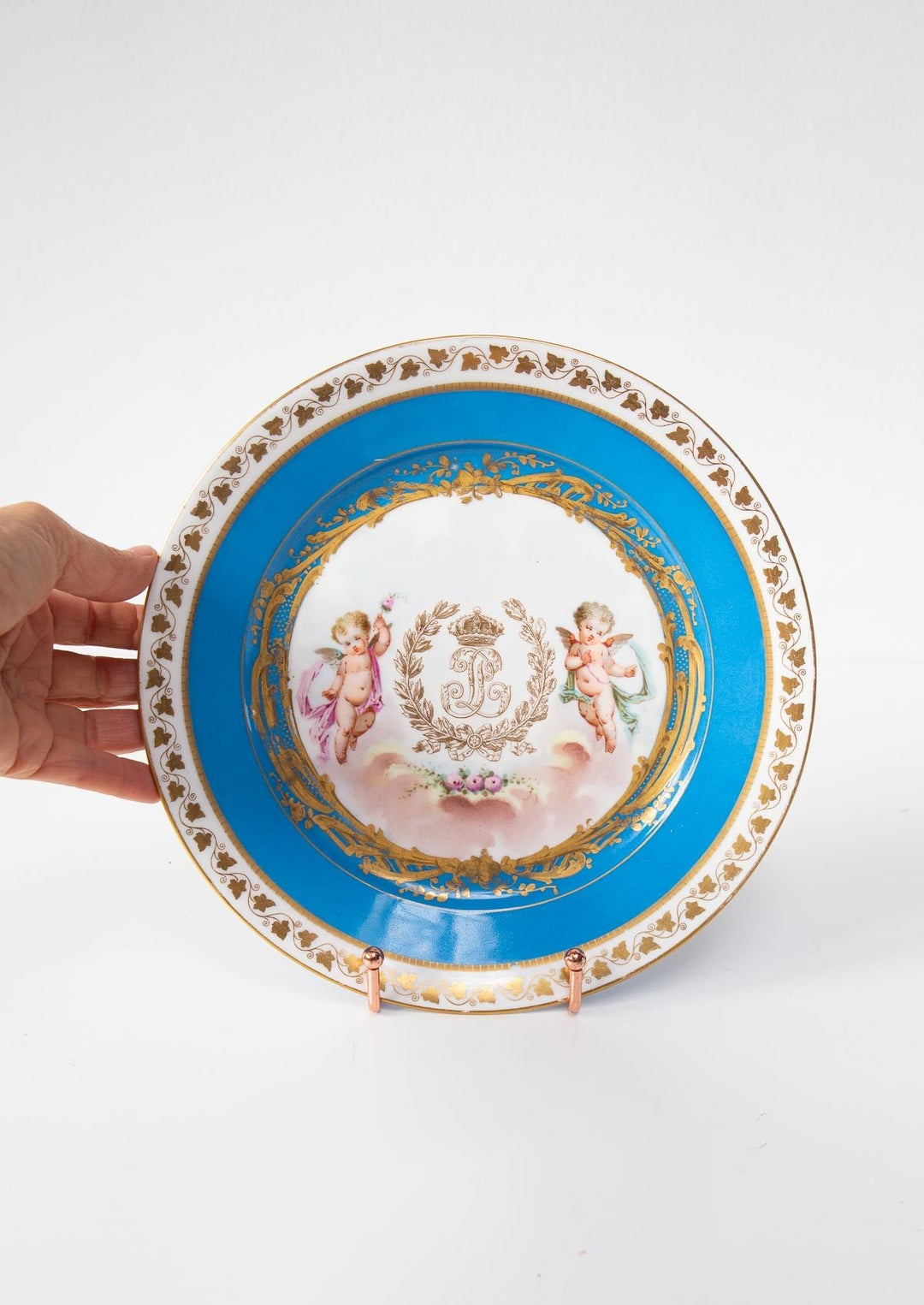 plato sèvres porcelana louis philippe