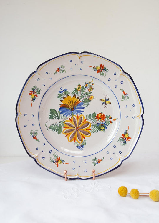 gran fuente francesa terre cuite montagnon antique french serving dish