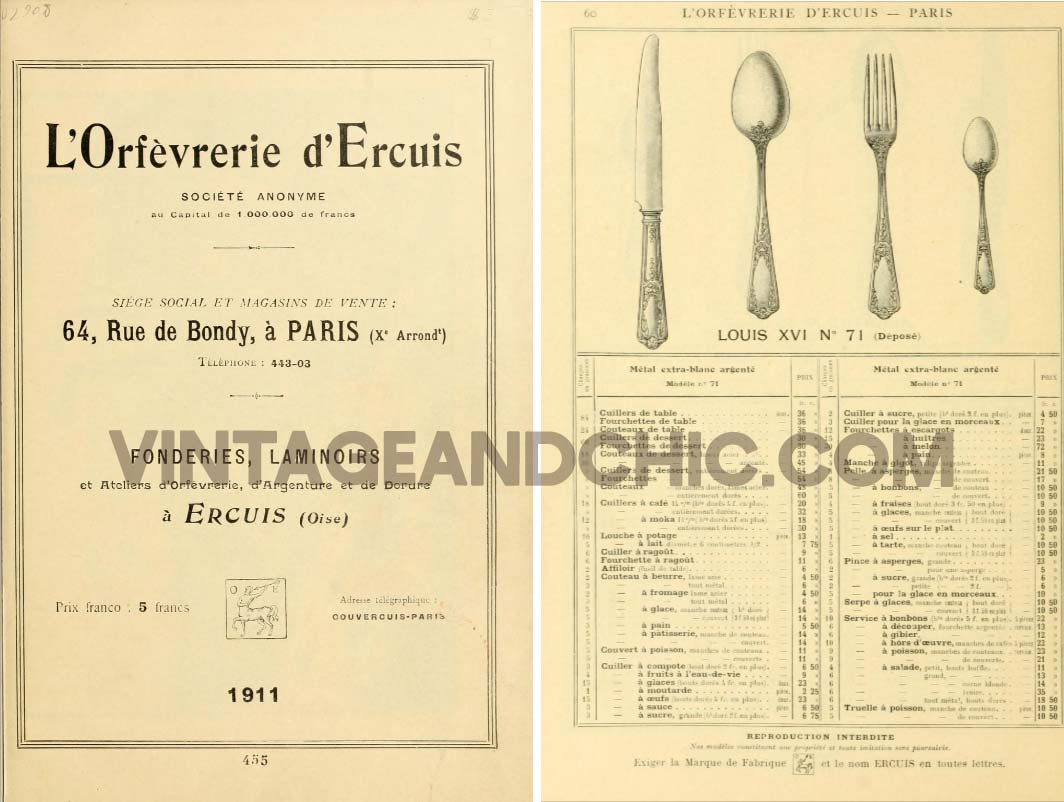 Juego 12 cucharillas ERCUIS LOUIS XVI en estuche original