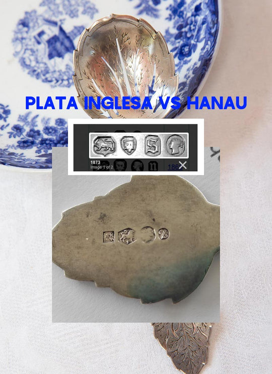 Cucharilla espolvoreadora "sifter" en plata maciza Hanau c. 1885-1905
