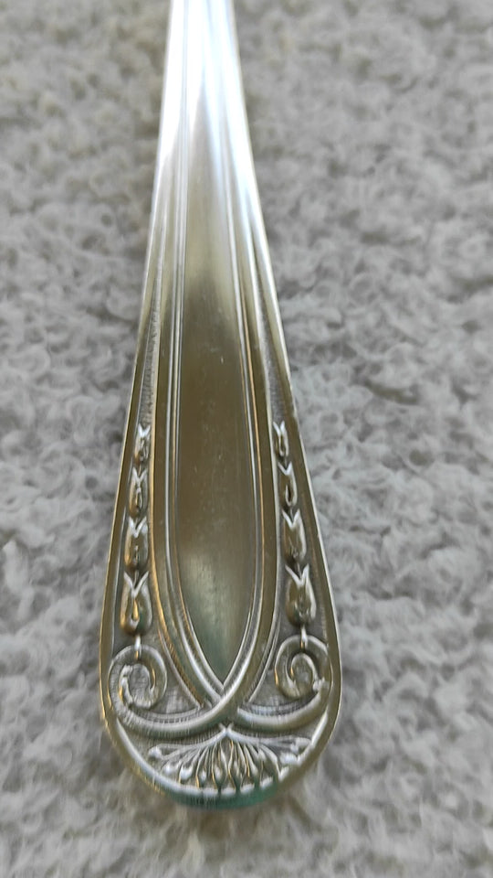 Cubertería art decó francesa PARA 12 inicial T Apollo c. 1930 (36 PIEZAS)