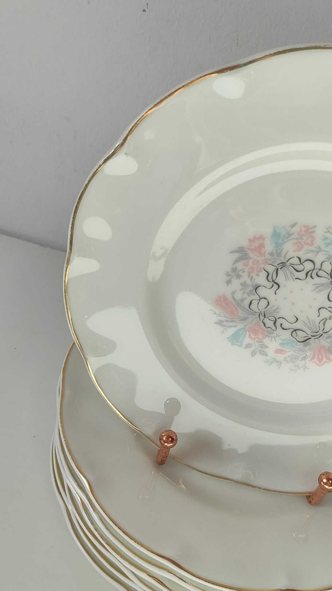 Juego de postre Limoges Théodore Haviland Solange Patry Bié (8 PIEZAS)