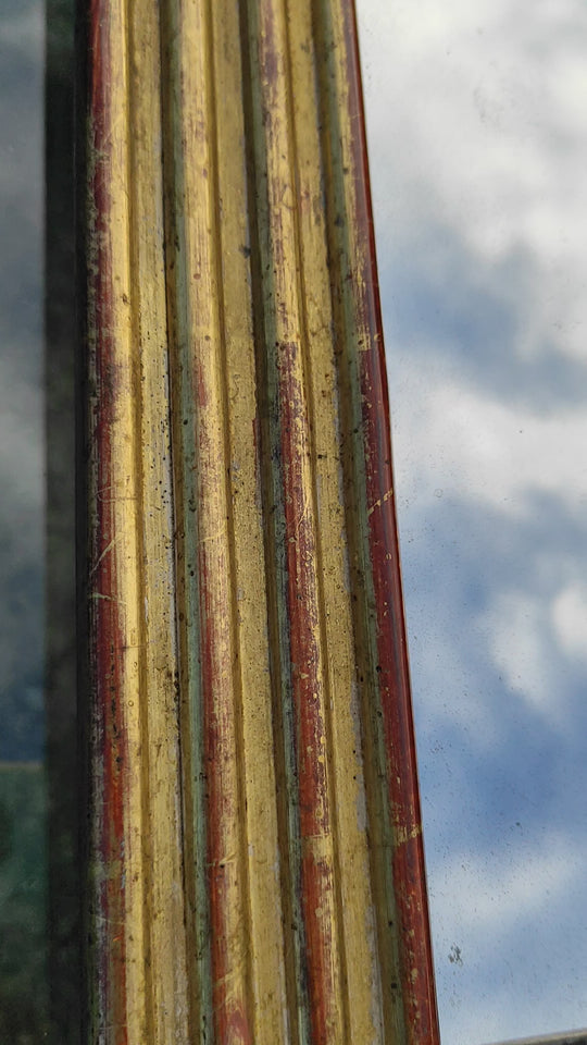 Antiguo espejo francés dorado al mercurio primera mitad s. XIX (73*59 cm)