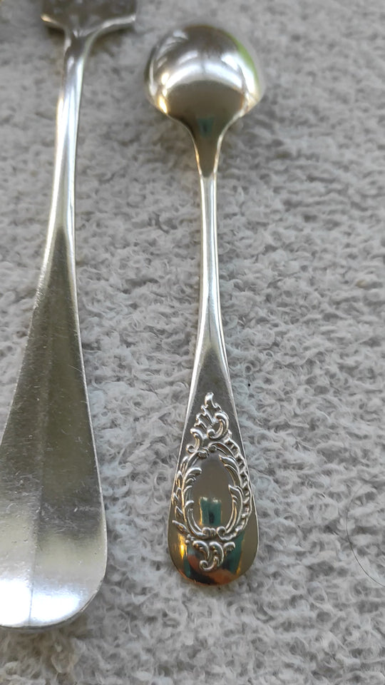 Antigua cubertería francesa PARA 12 Ravinet d'Enfert medallón (38 PIEZAS)