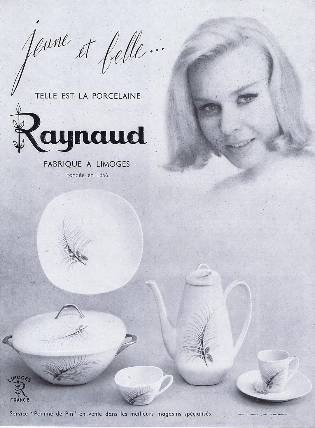 Vajilla francesa porcelana Limoges Raynaud "marinas grisalla" c. 1960s (38 PIEZAS)
